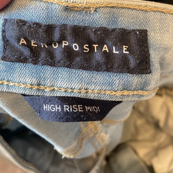 Aeropostale High Rise Midi Shorts Size 2 - Picture 8 of 8